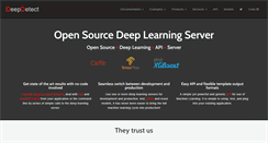 Desktop Screenshot of deepdetect.com